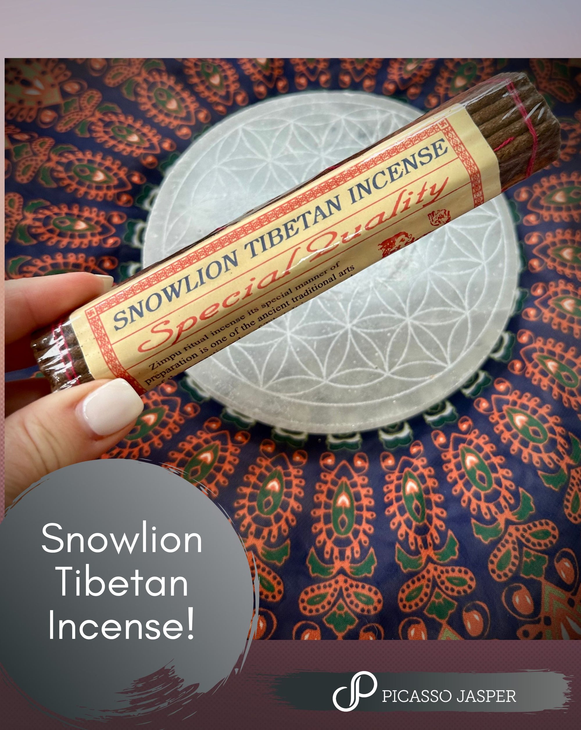 Tibetan Snow Lion- Incense: Sacred Incense