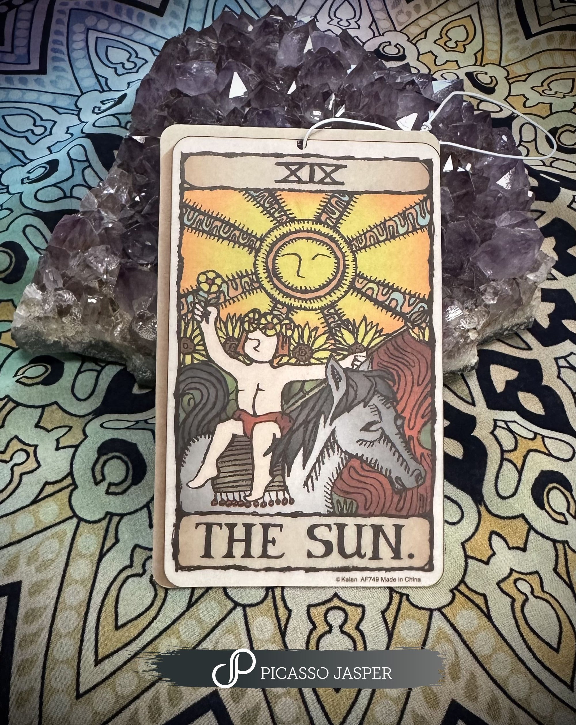 Sun Tarot Card, Car Freshener