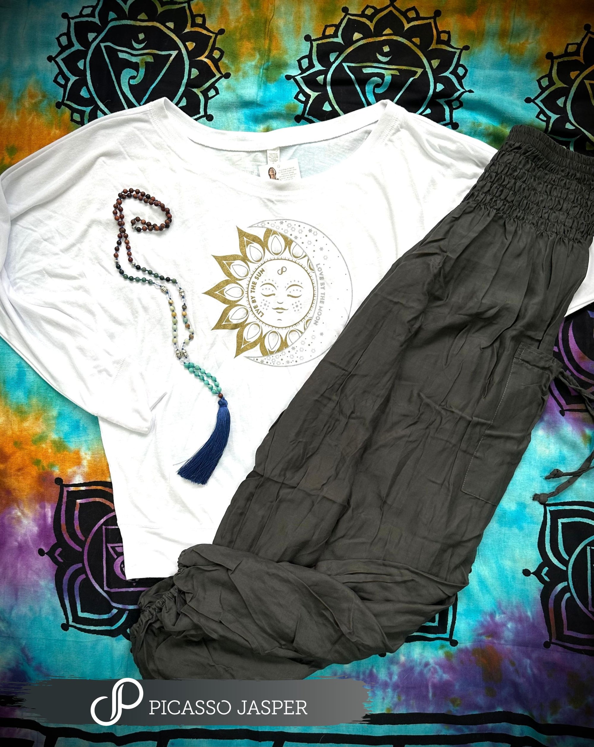 *Limited! Live by the Sun, Love by the Moon: Long Sleeve Flowy Tee