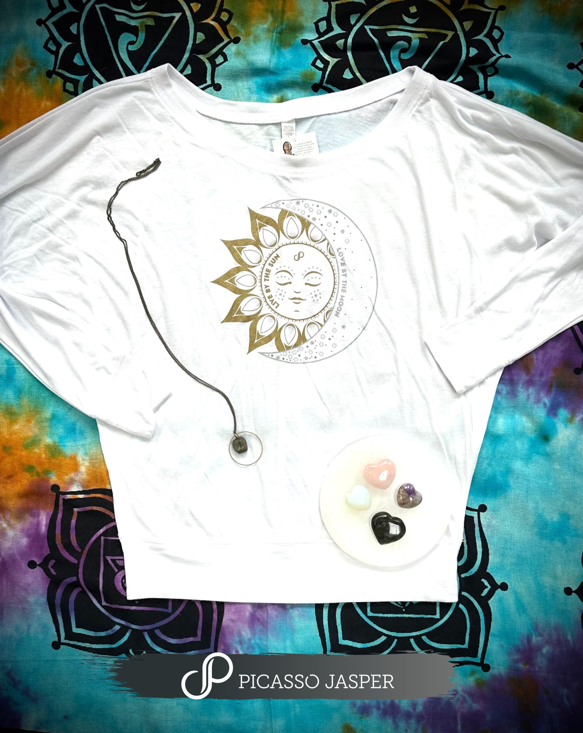*Limited! Live by the Sun, Love by the Moon: Long Sleeve Flowy Tee
