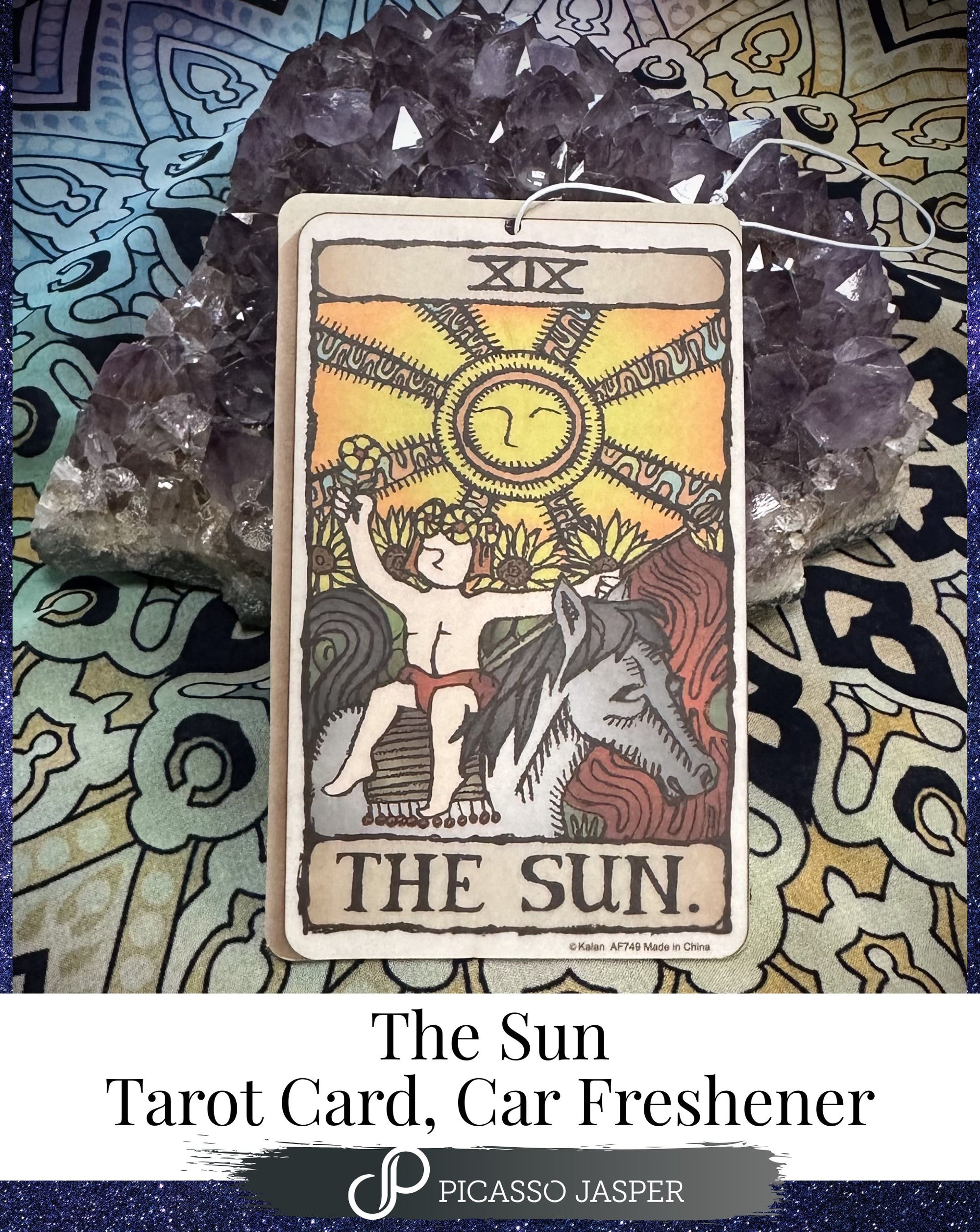 Sun Tarot Card, Car Freshener