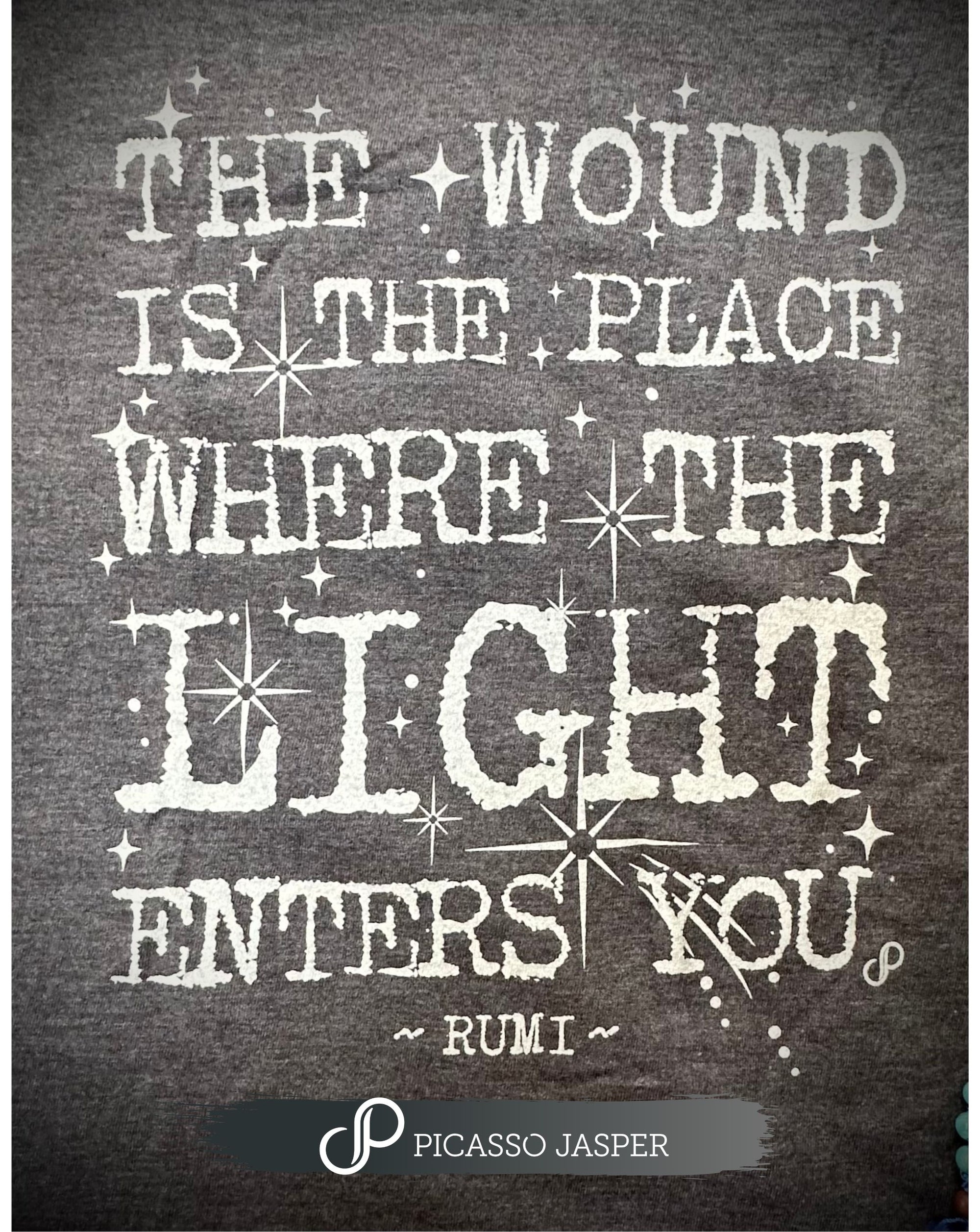 The Wound is the Place Where the Light Enters, Tee