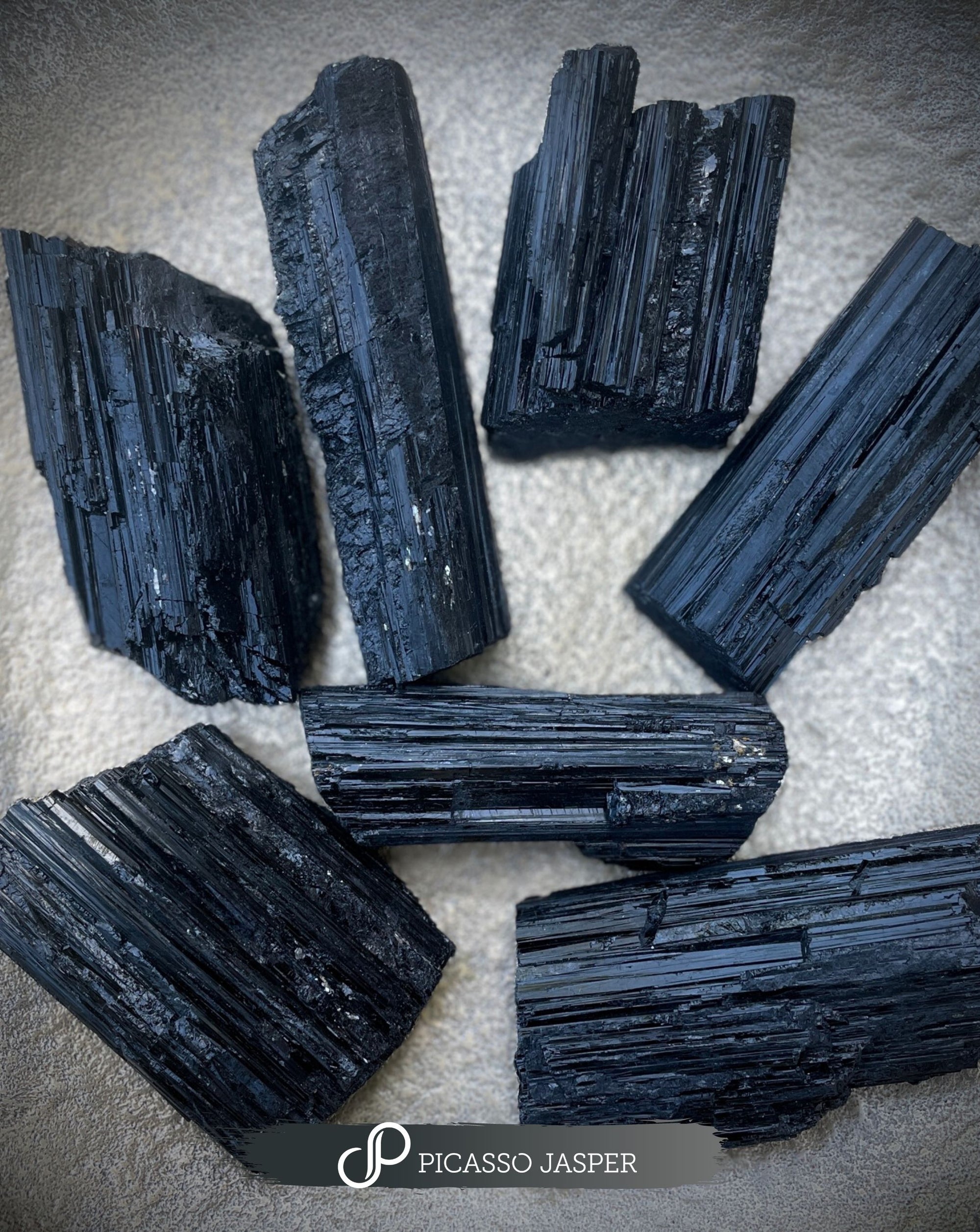 Black Tourmaline Crystal - Grounding, Strength, Protection