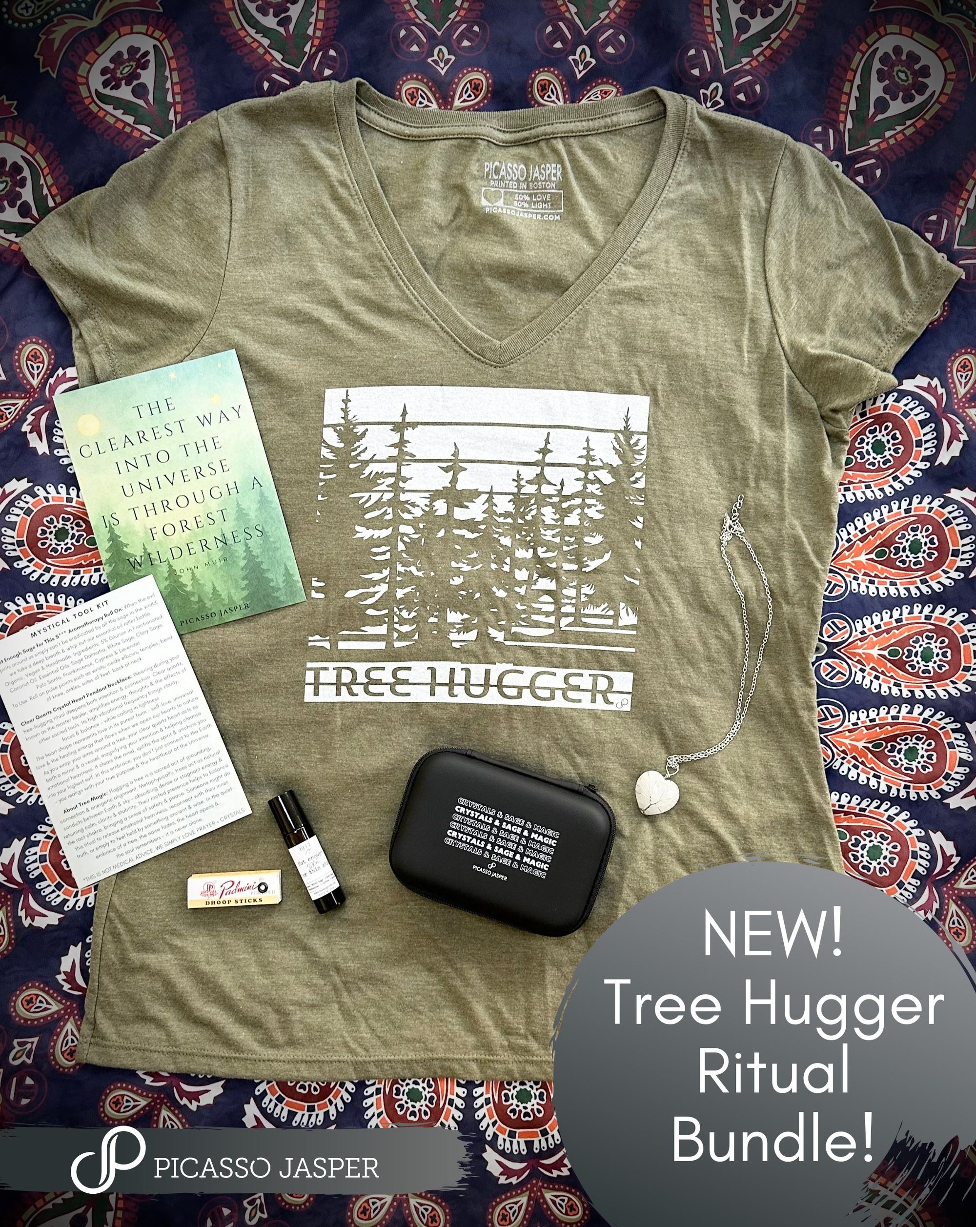 Tree Hugger, A lesson in Tree Energy - SAGED & STONED Ritual Bundle