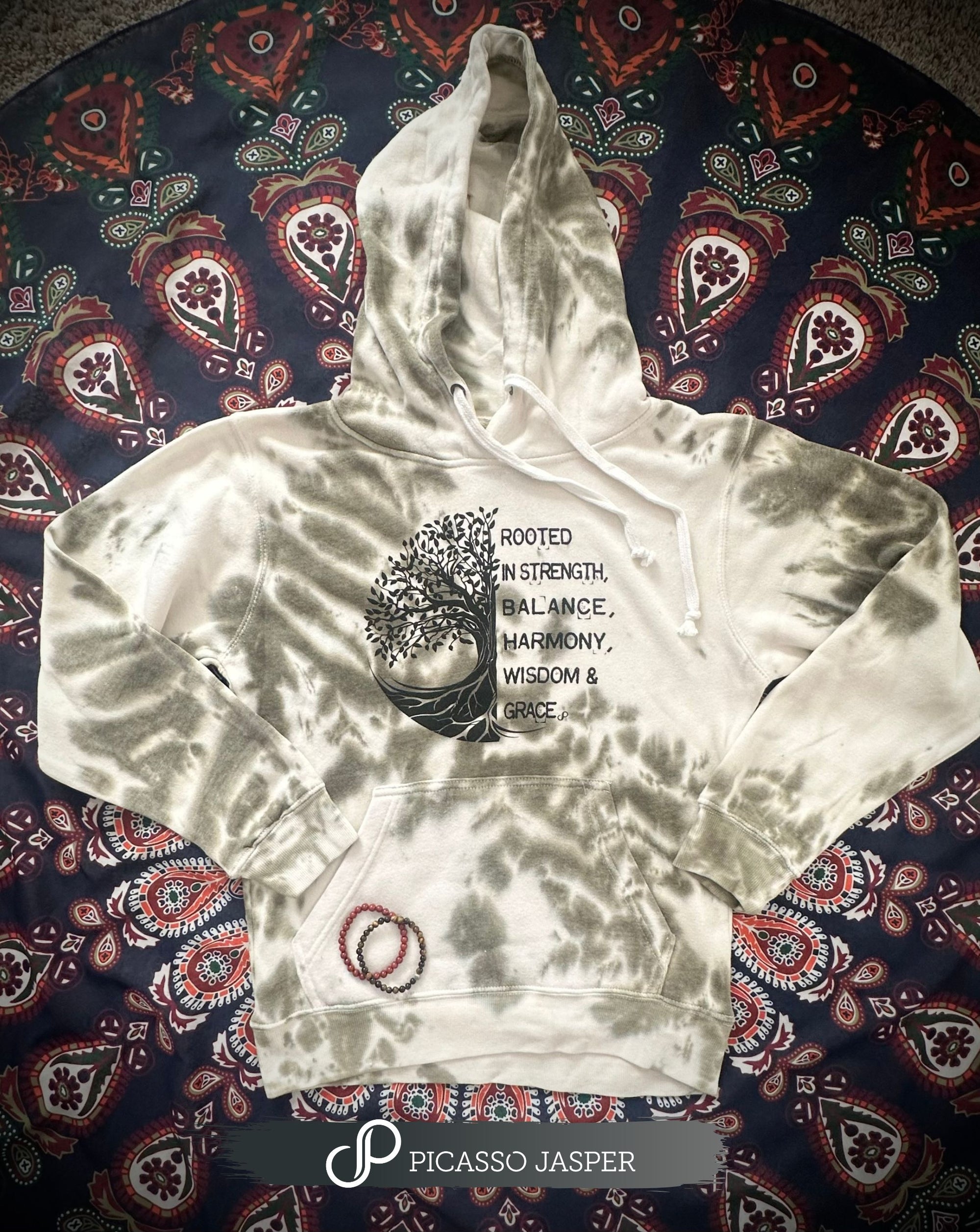 Rooted: Tree of Life, Tie Dye Hoodie