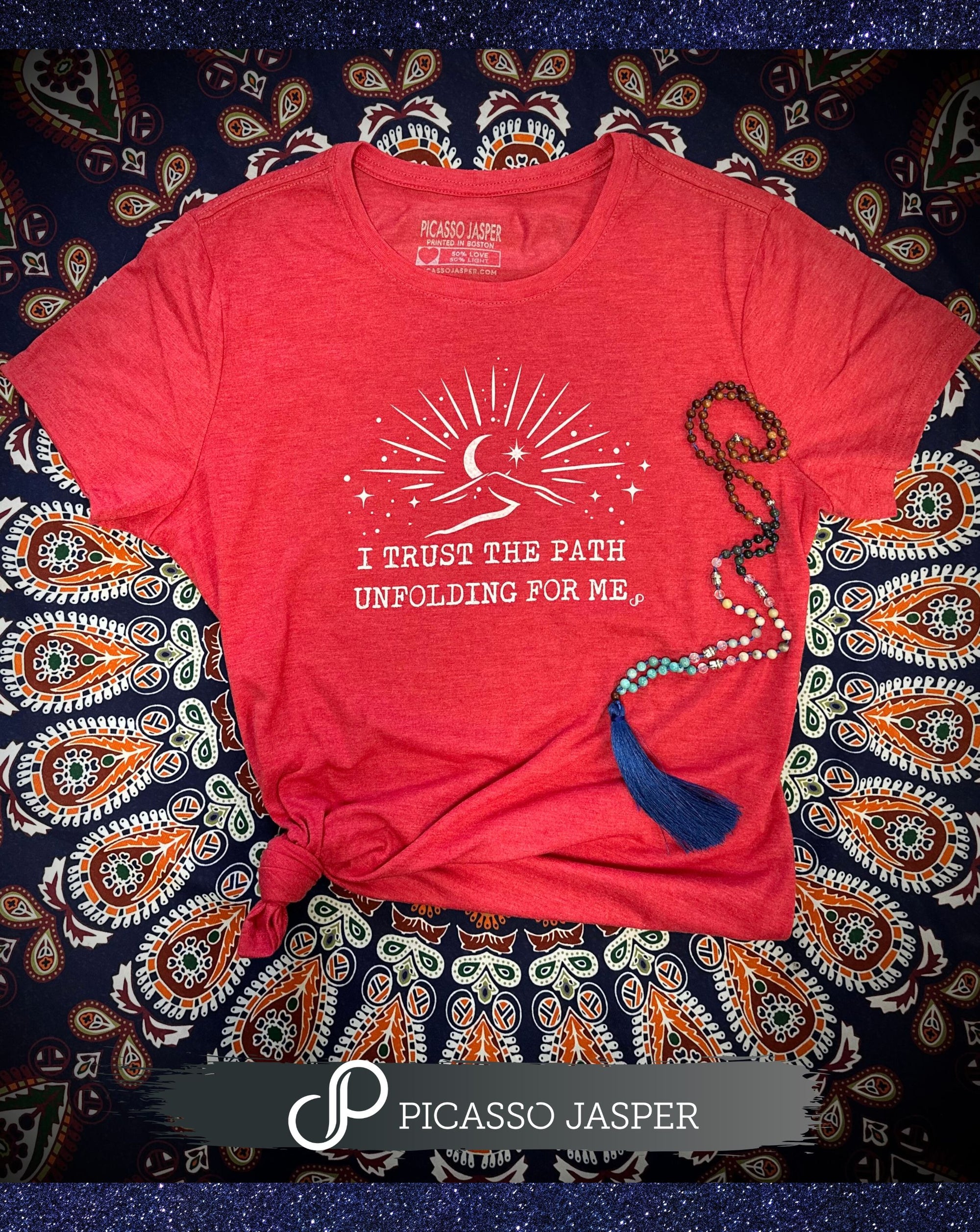 I Trust the Path Unfolding for Me, Vintage Vibe Tee