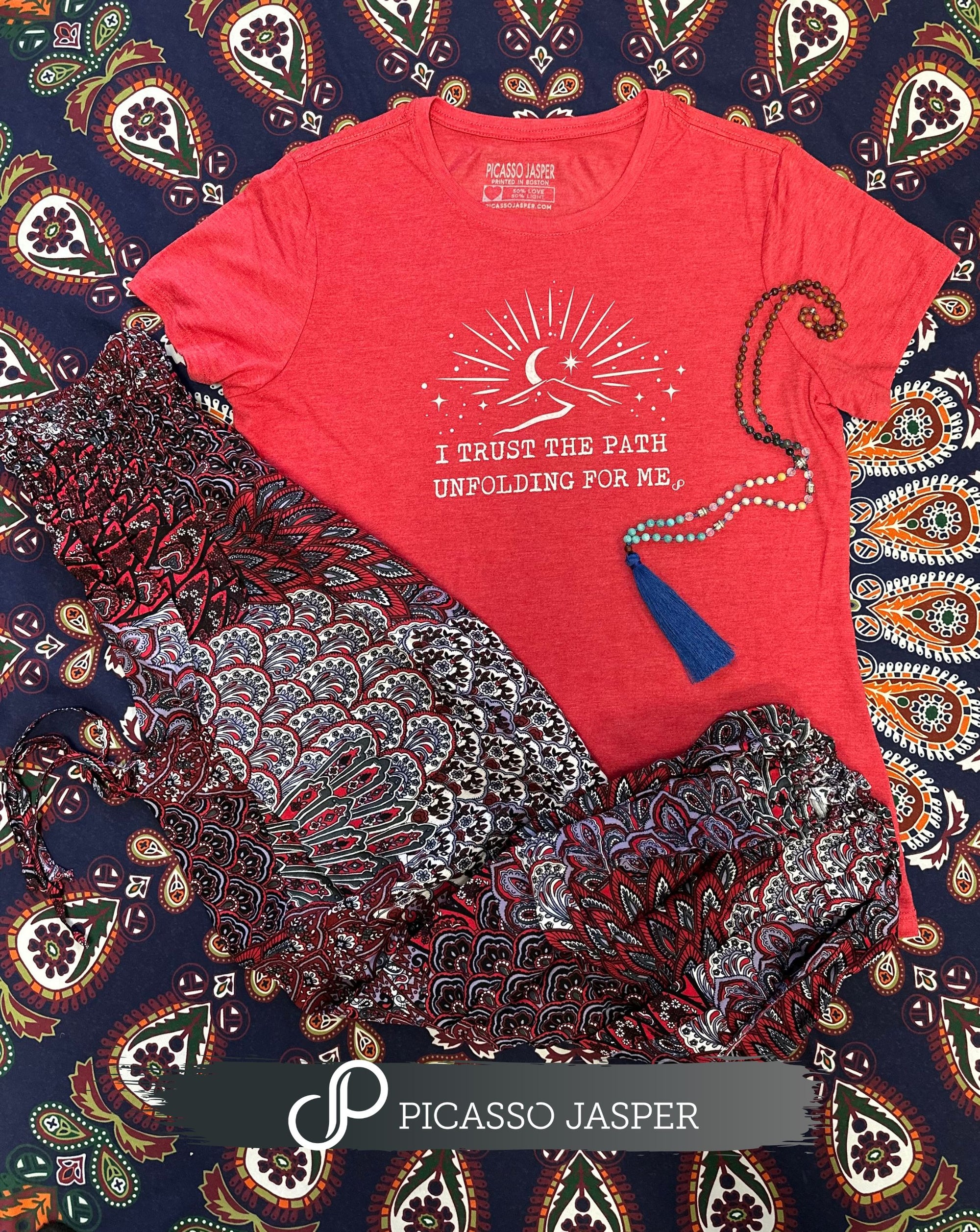 I Trust the Path Unfolding for Me, Vintage Vibe Tee
