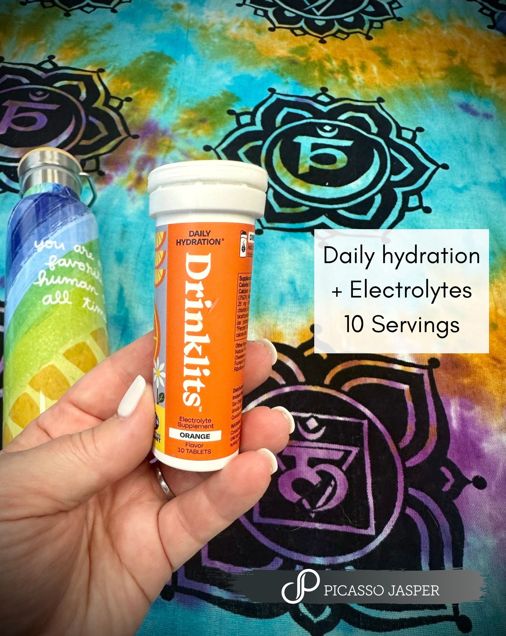 Hydration Bundle: Water Bottle + Electrolyte tabs