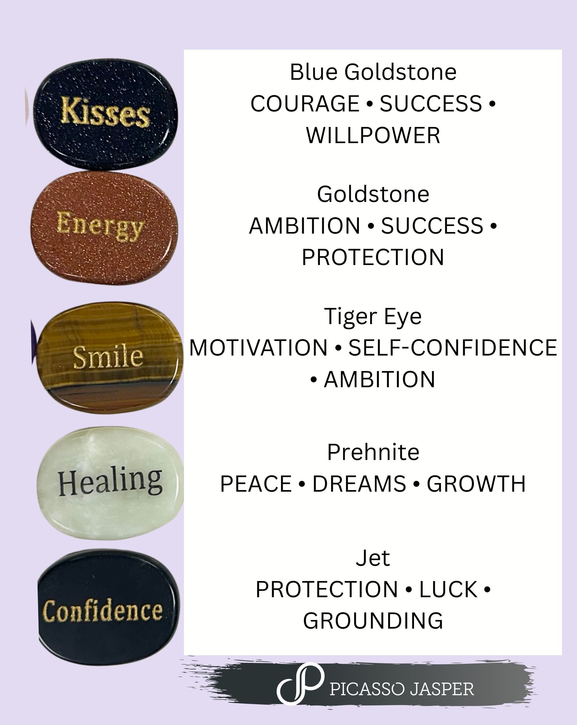 Surprise Word & Crystal Smooth Stone!