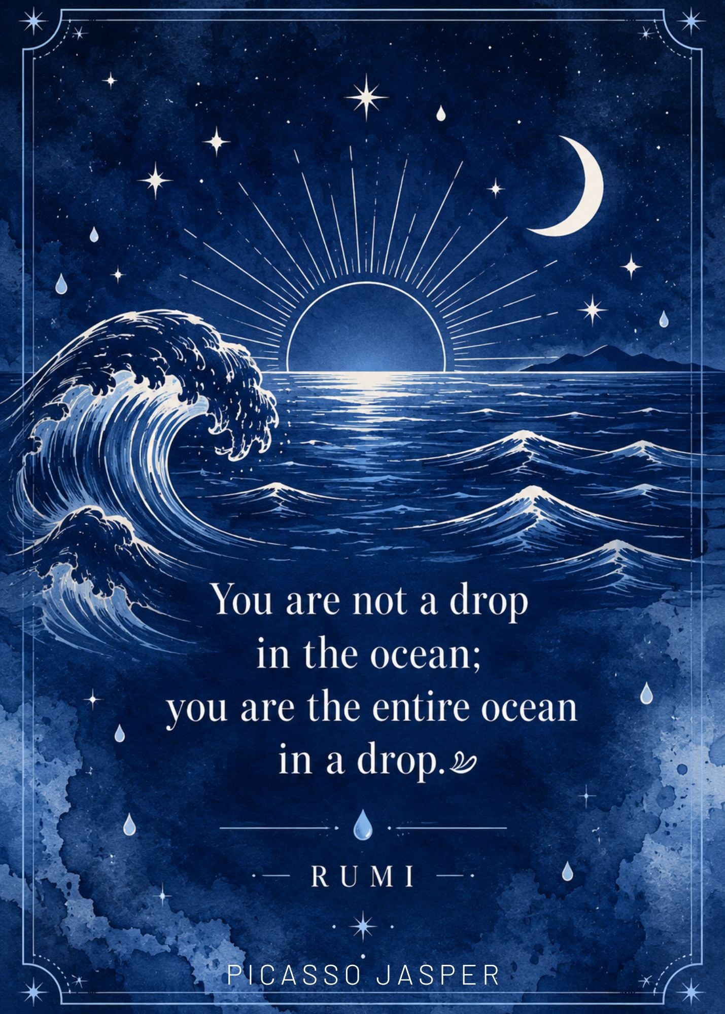 You are the Entire Ocean in a Drop - SAGED & STONED Ritual Bundle