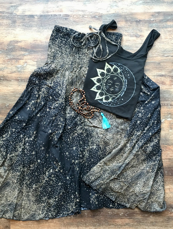 Goddess Metallic Skirt Set main image 1