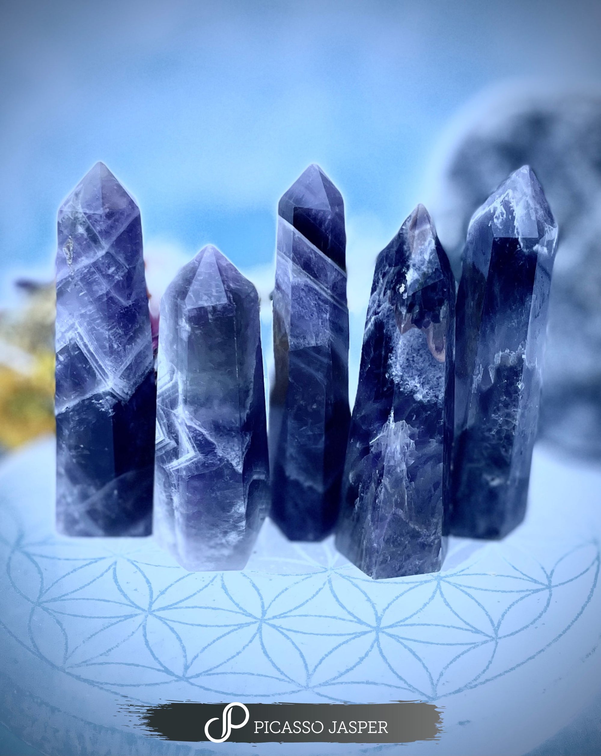 Last One! Amethyst, Intuition + Calm, Crystal Tower