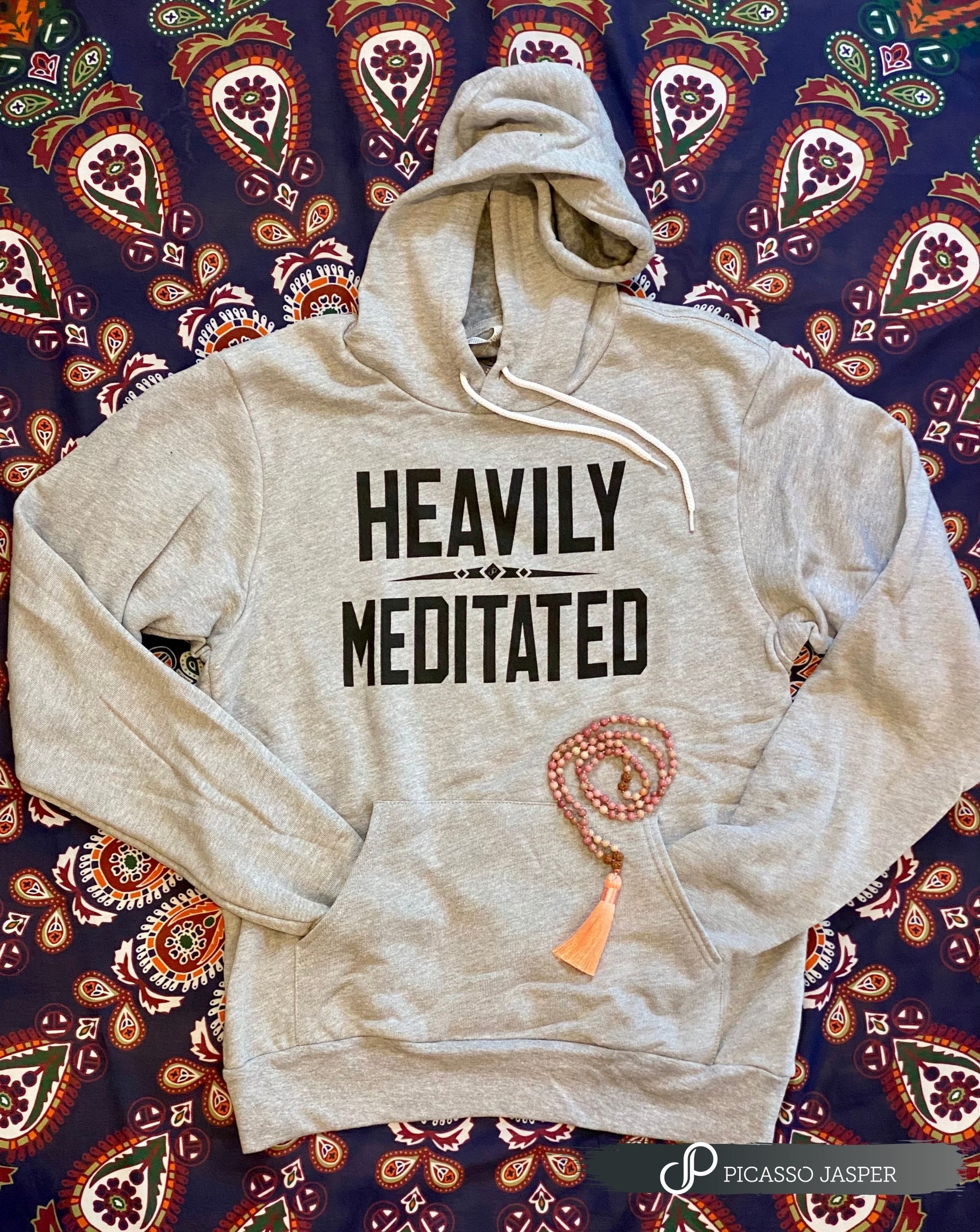 Heavily Meditated Hoodie, S-XXXXL
