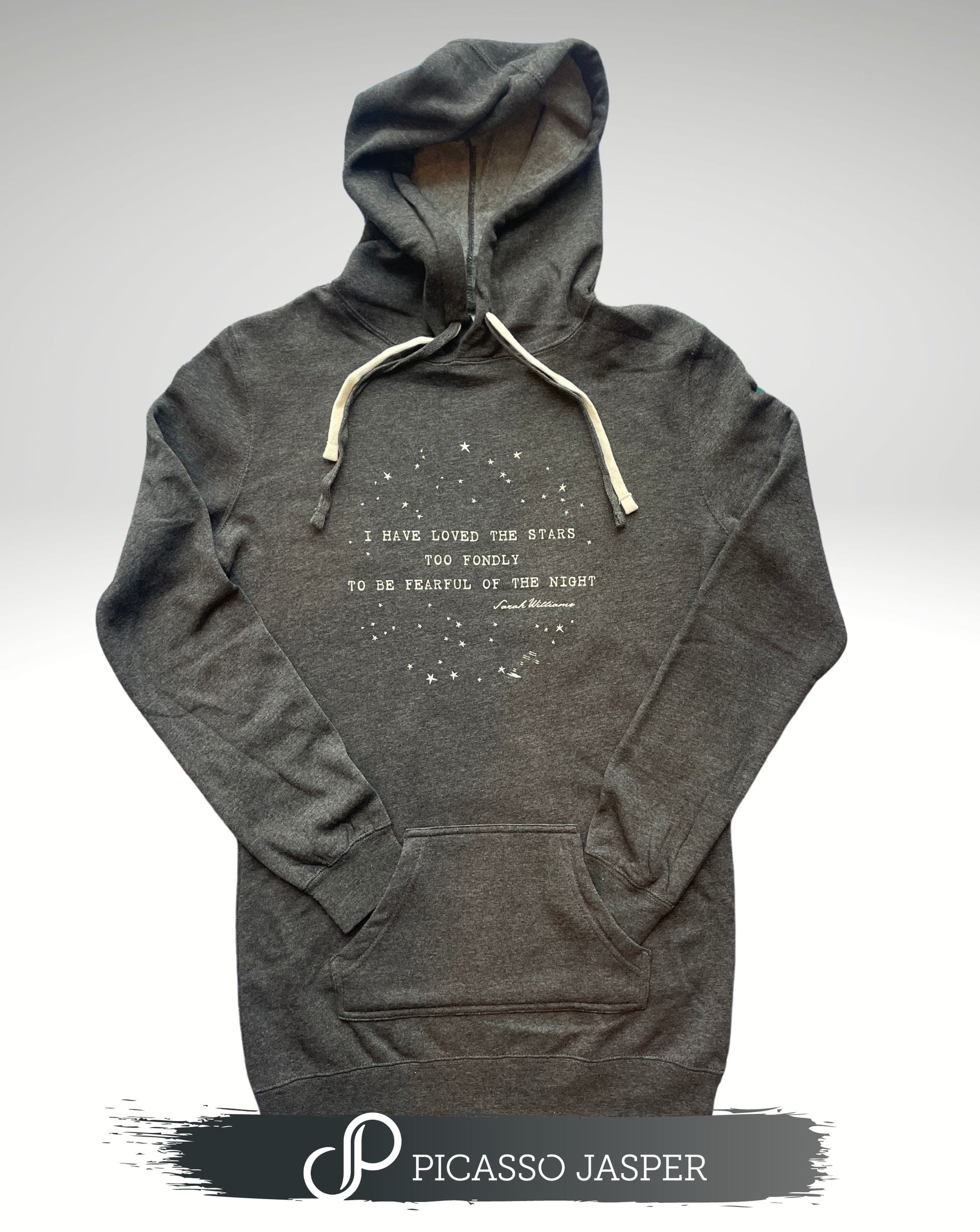 I Have Loved the Stars to Fondly, Sweatshirt Dress - Picasso Jasper