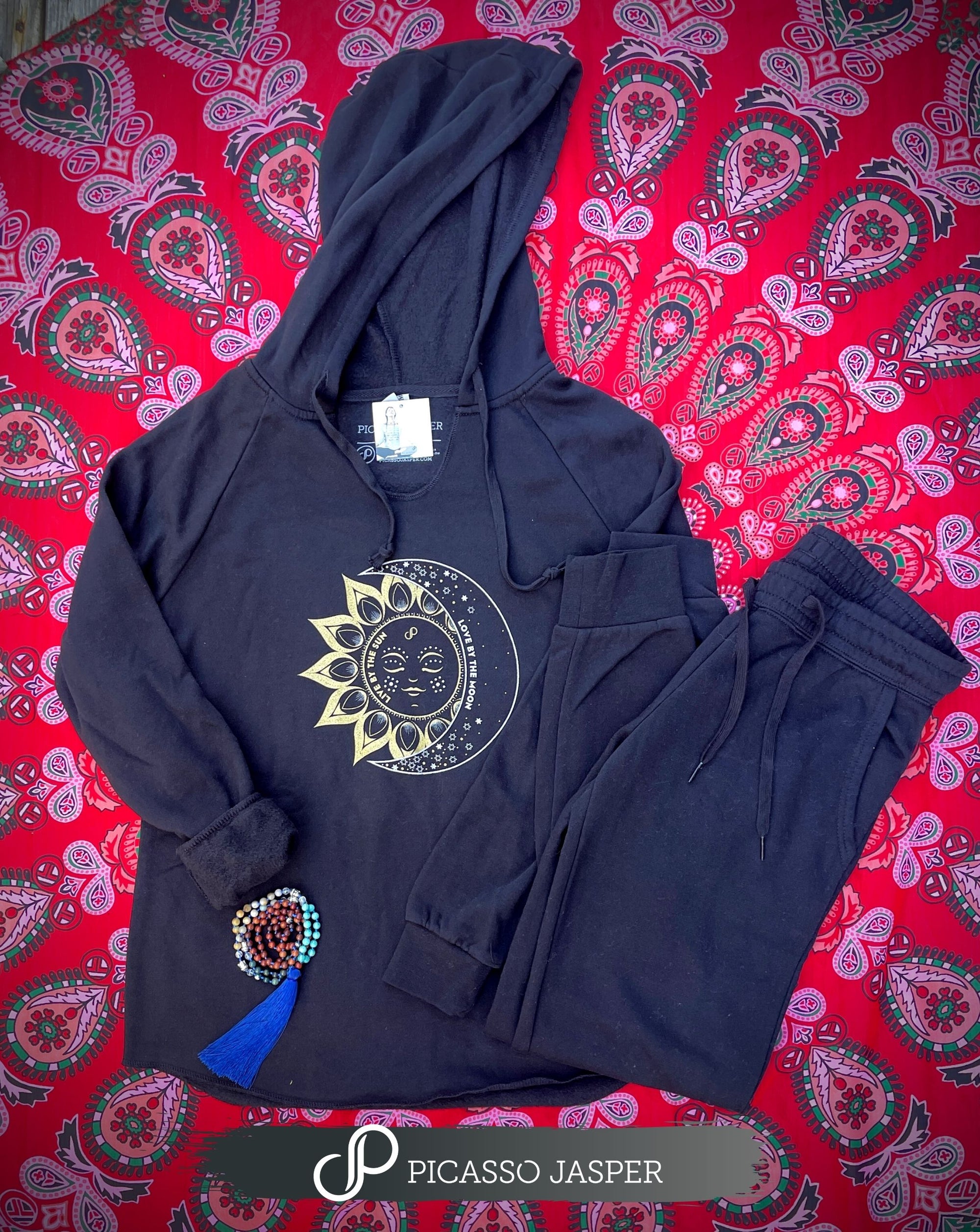 Live by the Sun, Love by the Moon + Jogger +  Crystal, Sweatshirt Bundle!