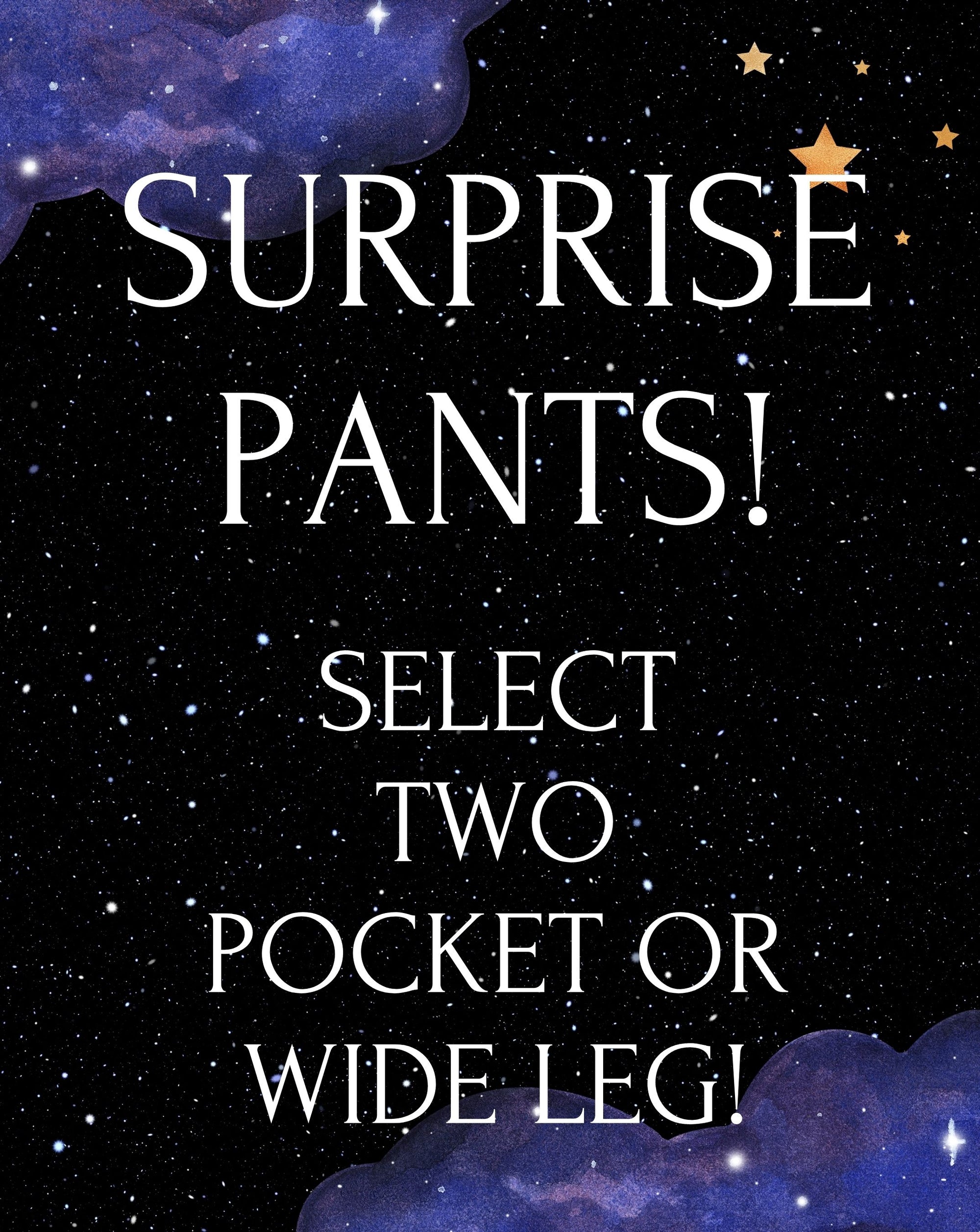Surprise Pants!